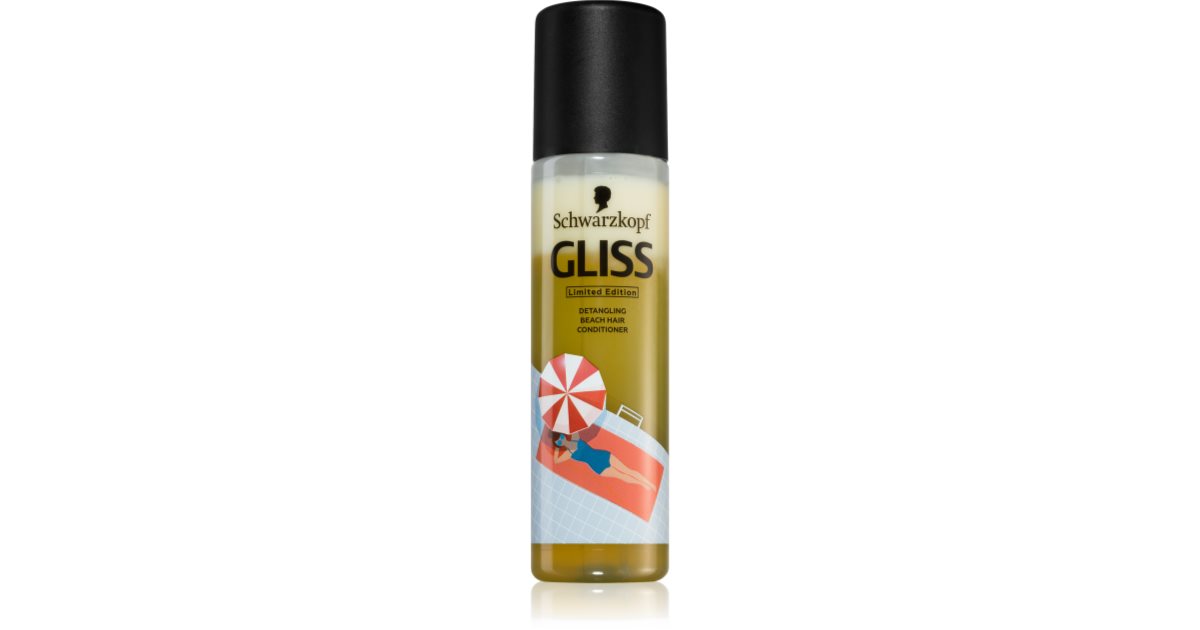 Schwarzkopf Gliss Summer leavein conditioner for easy combing notino.co.uk