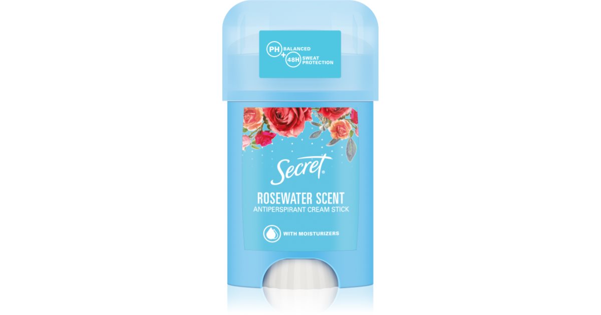 Secret Rosewater krémový antiperspirant notino.cz