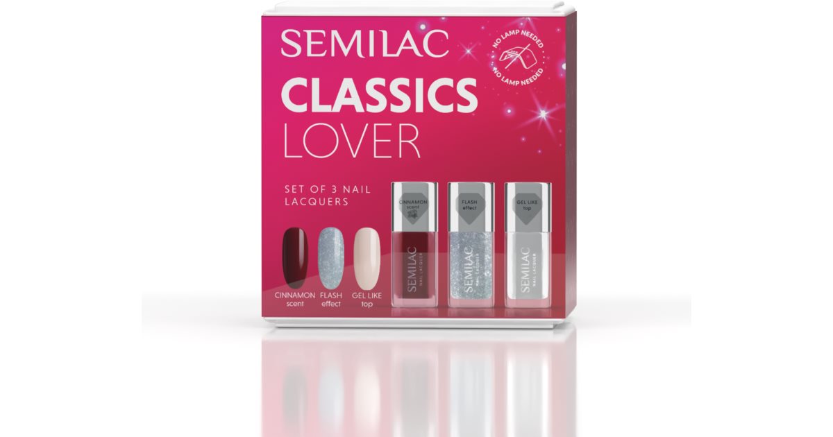 Semilac Set Classics Lover Set mit Nagellacken | NOTINO