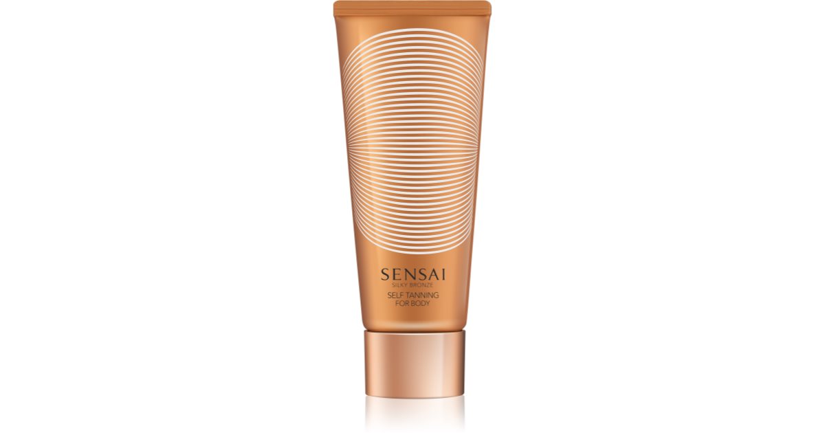 Sensai Silky Bronze Self Tanning For Body gel autobronzant corps