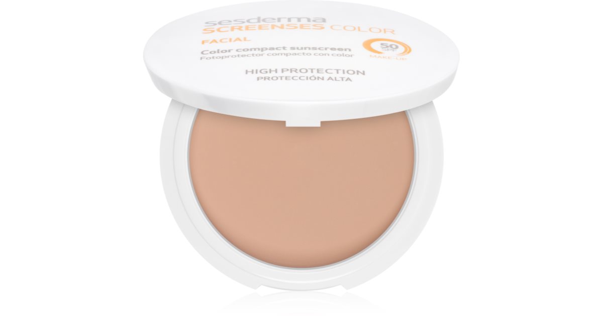Sesderma Screenses Color компактен кремообразен фон дьо тен SPF 50 ...