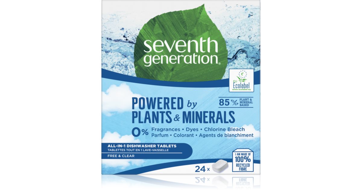 Seventh Generation Powered by Plants Dishwasher Tablets