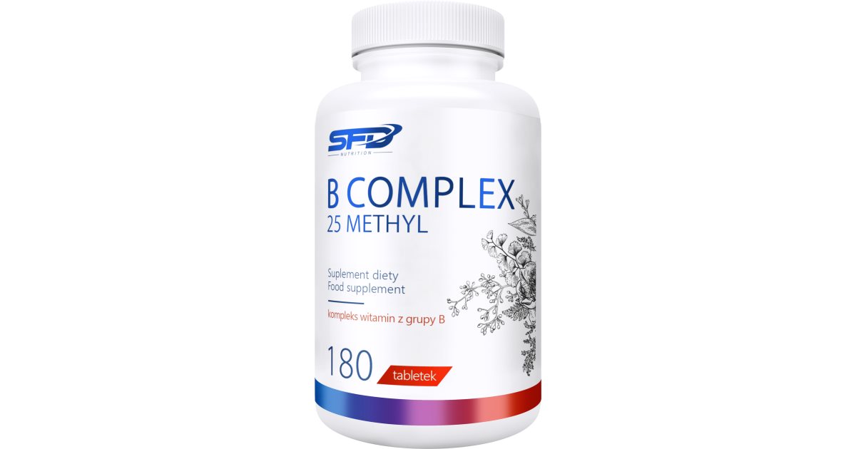 SFD Nutrition B Complex 25 Methyl Kompleks Witamin Z Grupy B