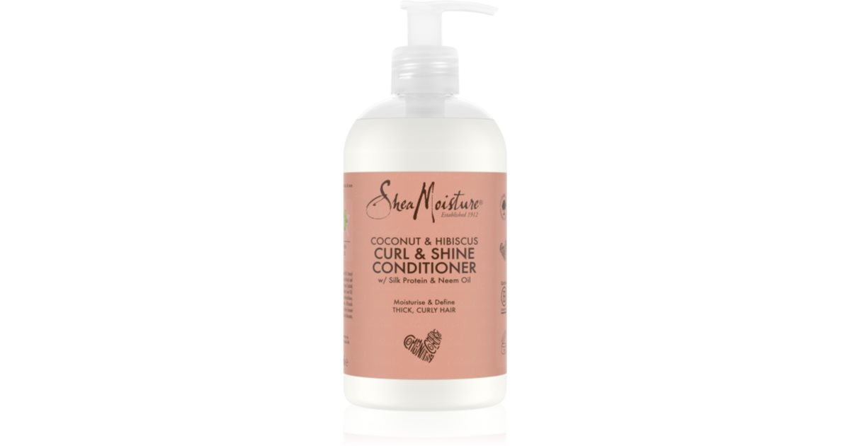 Shea Moisture Coconut & Hibiscus Curl & Shine Conditioner für welliges ...