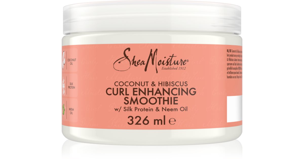 Shea Moisture Coconut And Hibiscus Crème Sans Rinçage Pour Cheveux Bouclés Notinofr 8411