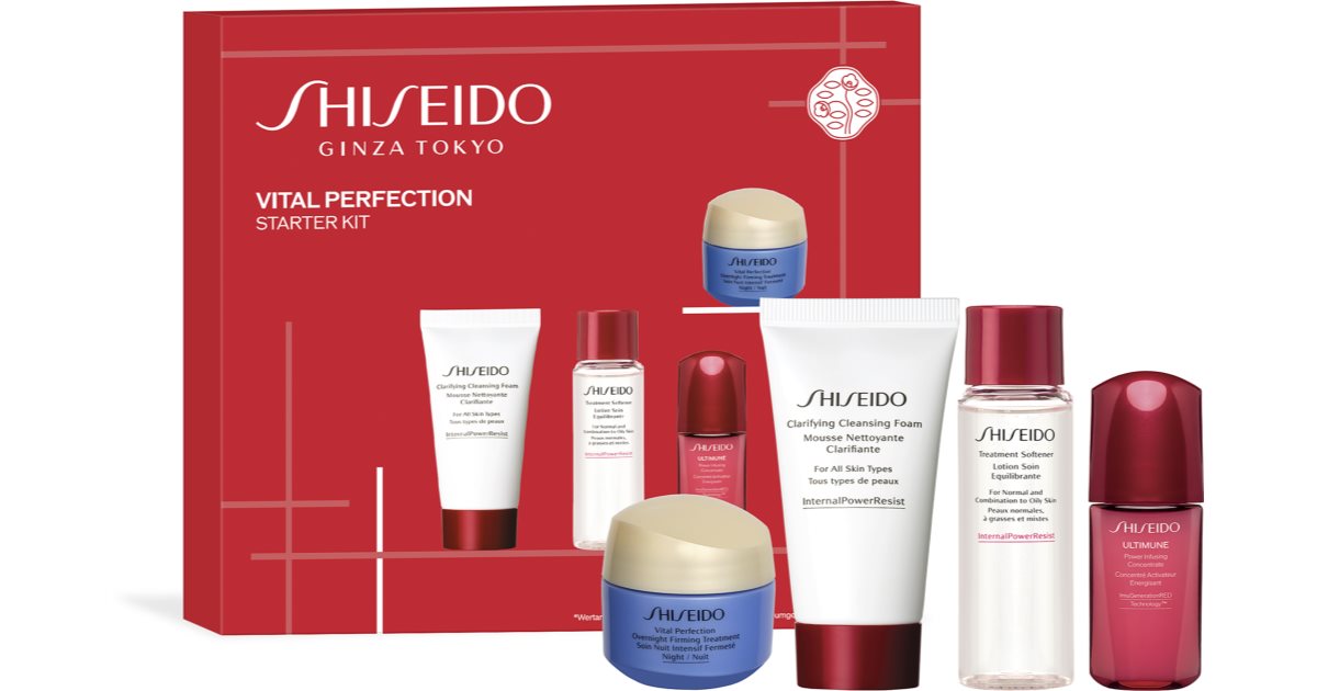 Shiseido Vital Perfection Starter Kit Gift Set With Firming Effect