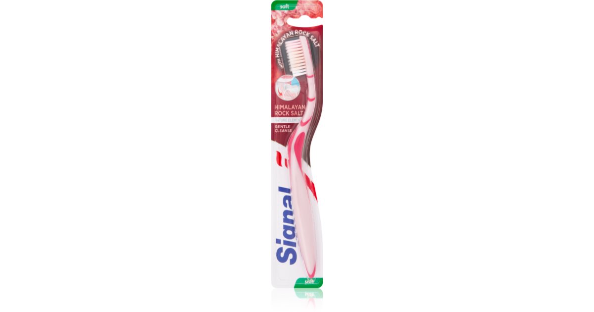 Signal Natural Elements Himalayan Rock Salt Soft Toothbrush | notino.co.uk