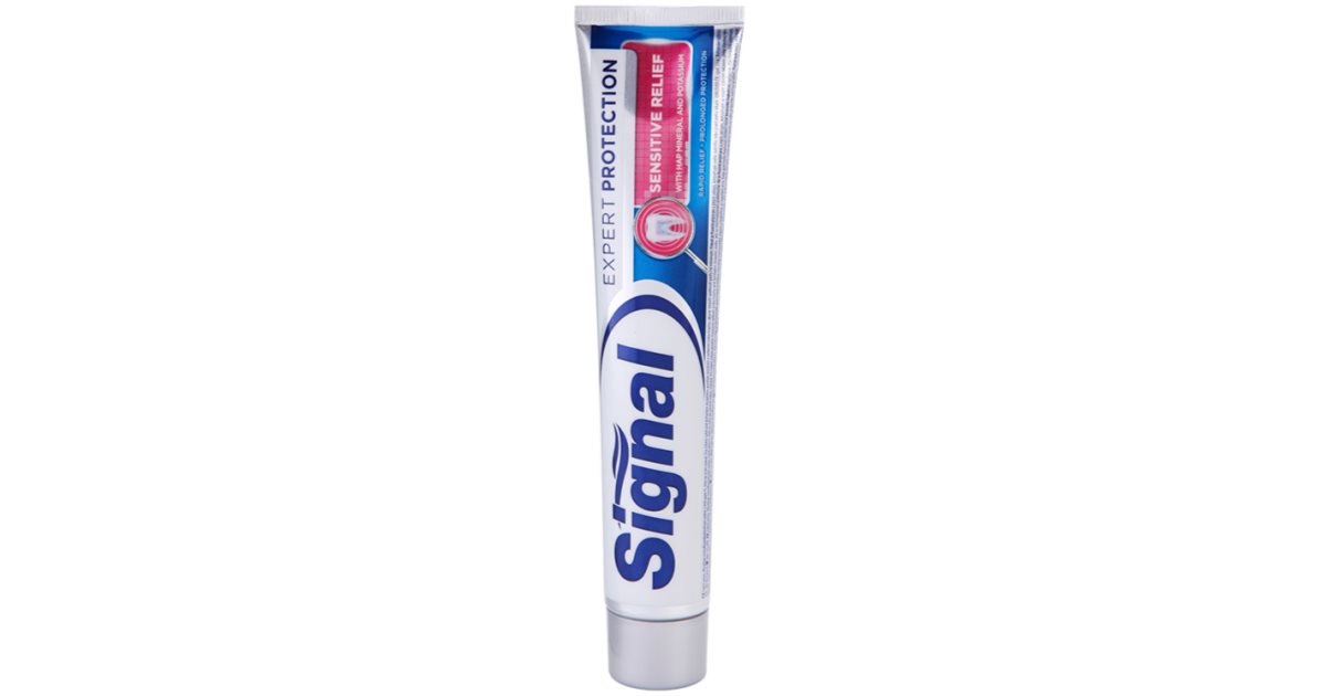 Signal Expert Protection Sensitive Relief Toothpaste For Sensitive Gums ...