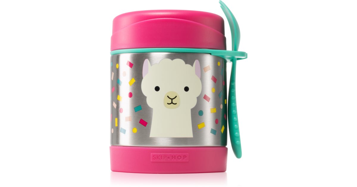 Skip Hop Zoo Insulated Kids Food Jar,Flamingo