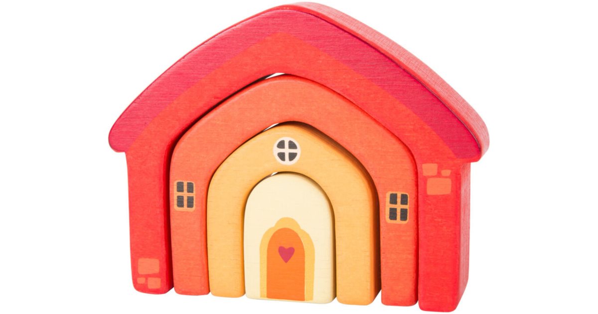 Foot Building Block Small foot Wooden Building Blocks House activity toy wooden | notino.co.uk