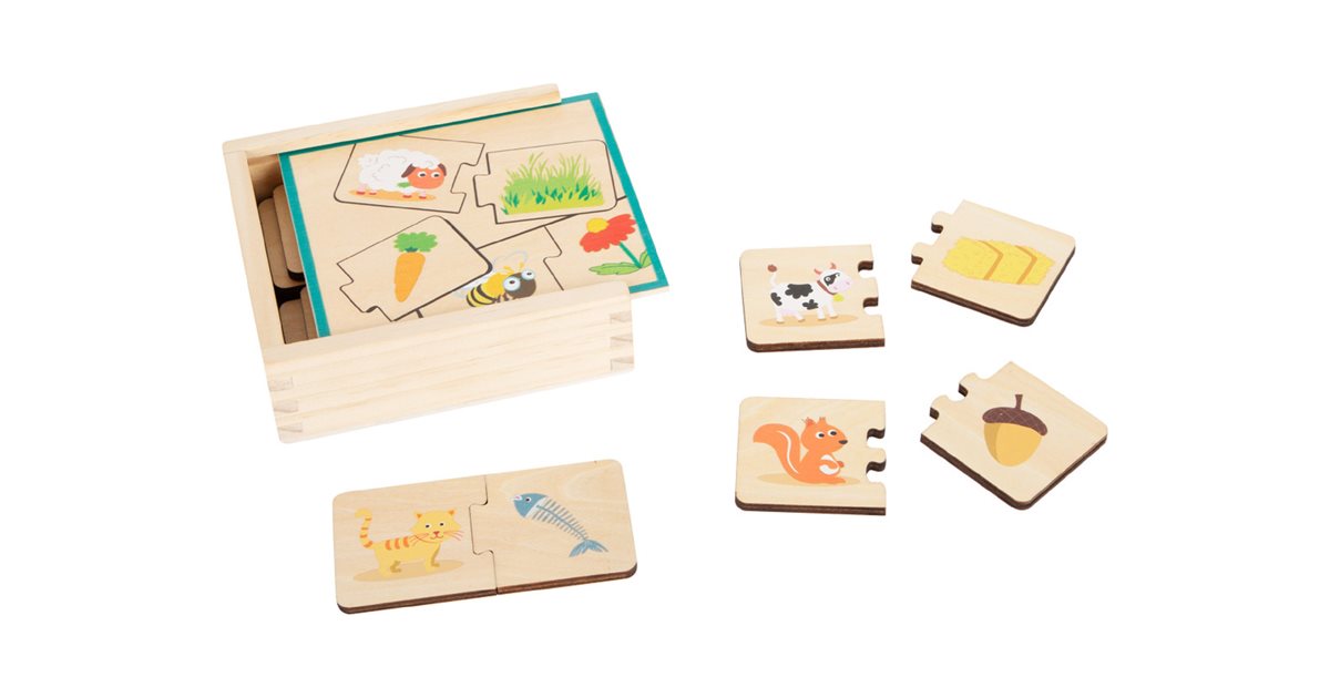 Small Foot Dřevěné vkládací puzzle Safari Small Foot Dřevěné vkládací puzzle Safari