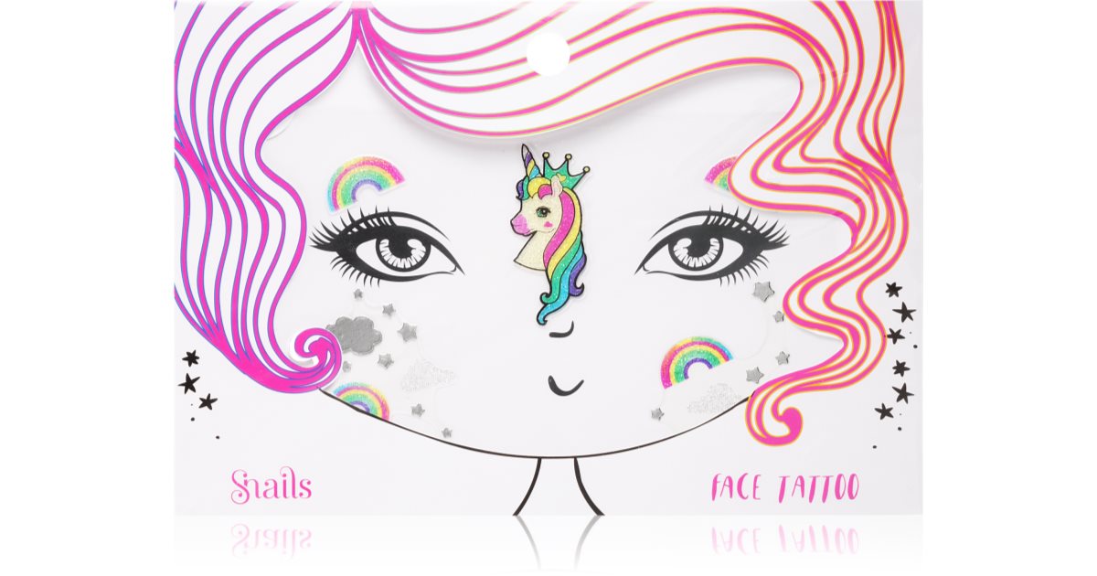 Snails Face Tattoo tatuaje para el rostro notino.es