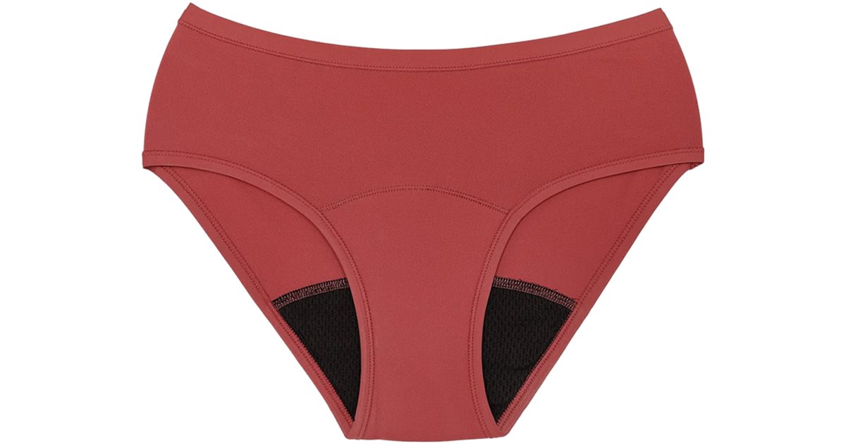 Snuggs Period Underwear Classic: Heavy Flow Raspberry cloth period knickers  for heavy periods 