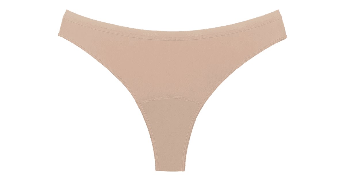 Snuggs Period Underwear Brazilian Light Tencel™ Lyocell Beige