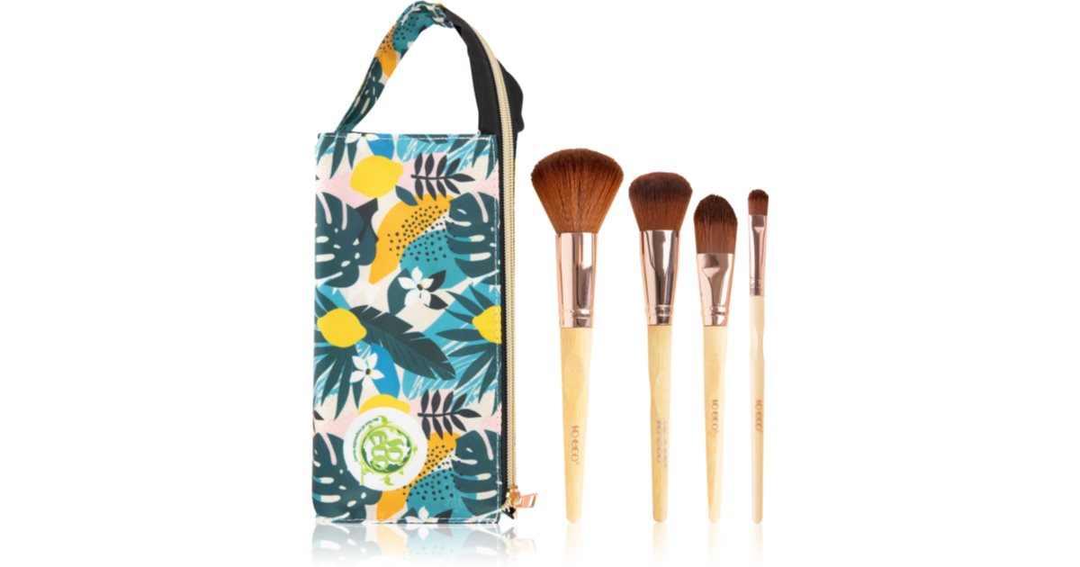 So Eco Natural Travel Brush Set Reise Pinselset Mit T Schchen Notino