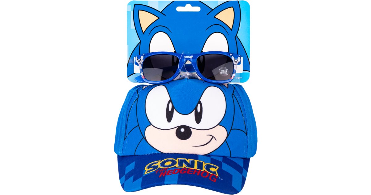 Sonic the Hedgehog Set Cap Sunglasses set for children notino.ie