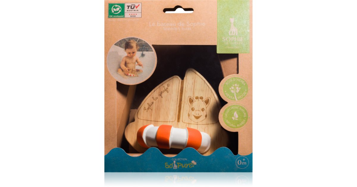 Sophie la Girafe Pasgeboren Essentials Baby Gift Bag met 3 speelgoed, Sophie de Giraffe tanden speelgoed, bijtring en rammelaar, geschikt voor pasgeboren baby's