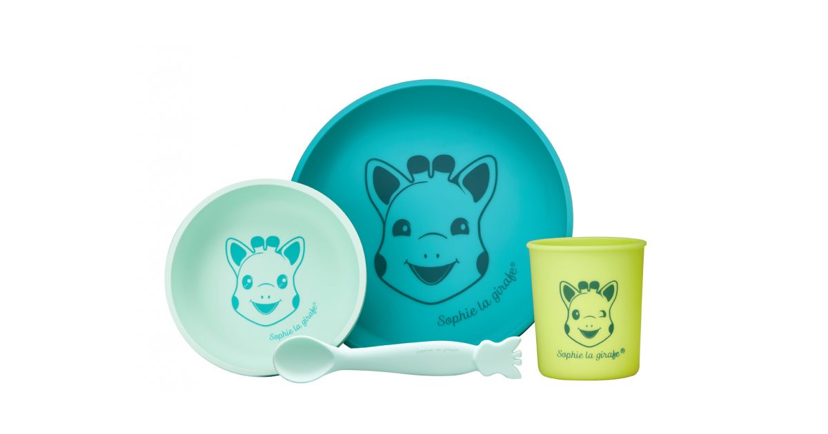 Sophie La Girafe Set Piatti E Posate +6 Mesi - Stoviglie Per Bambini - 3