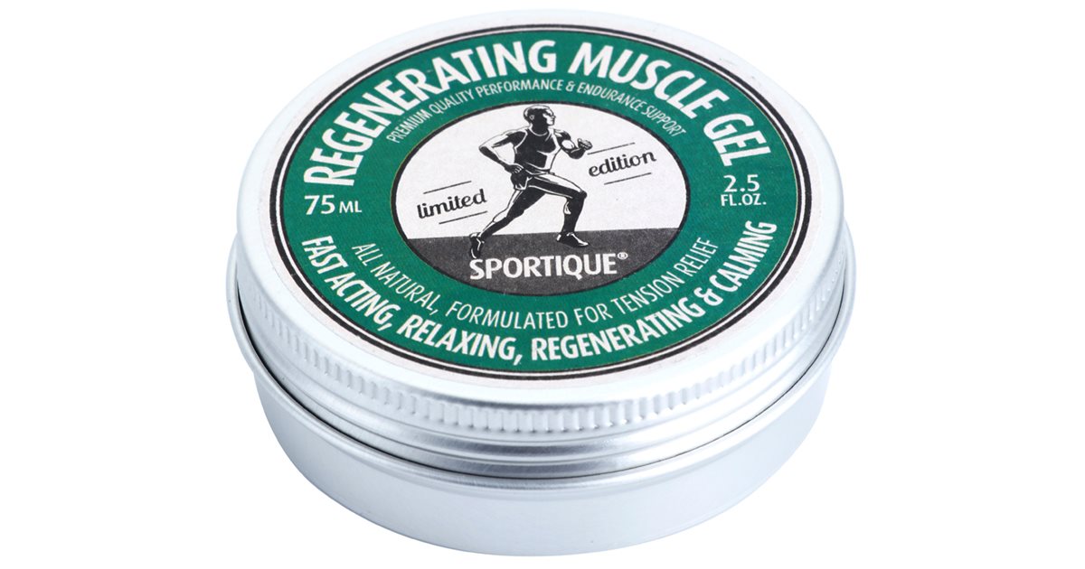 Sportique Sports Limited Edition Regeneration Gel for Sore Muscles For