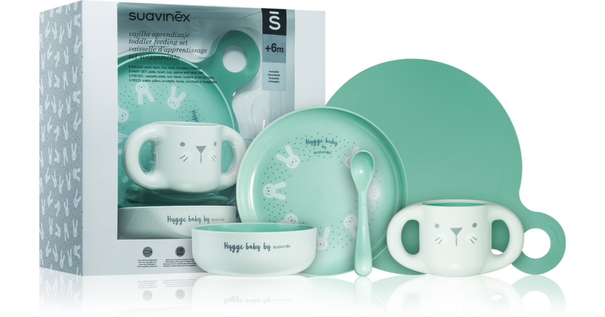 Set De Couverts Bébé Suavinex - 4 Pièces Avec Boîte, Ergonomique, Incassable (micro-ondes, Lave-vaisselle)