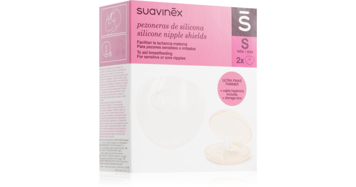 Suavinex Pezoneras de silicona talla S