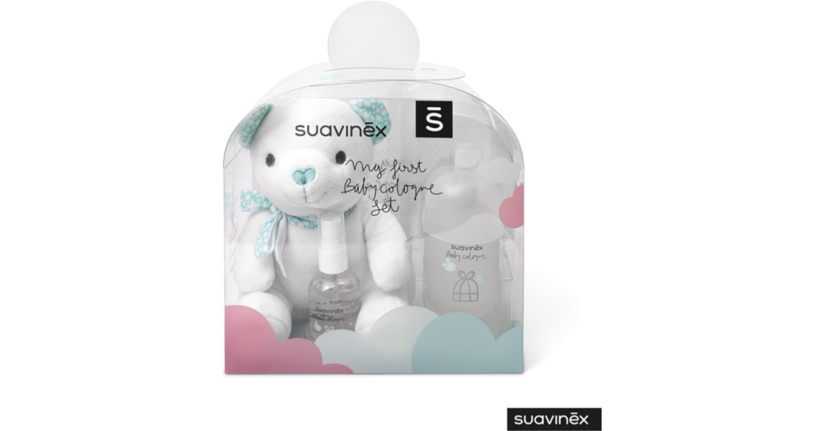 Suavinex Set Neceser Viaje Para Bebés con Baby Cologne, Crema