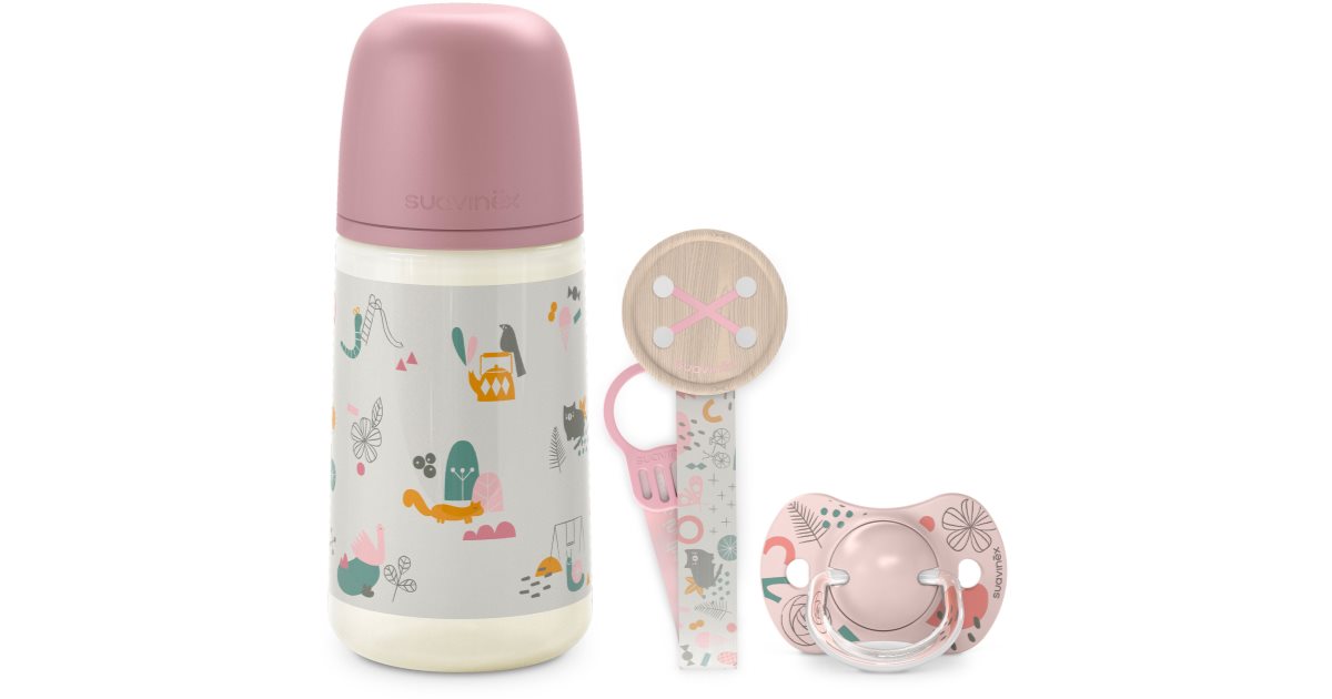 Suavinex Walk Gift Set Pink confezione regalo 0-6 m(per neonati)