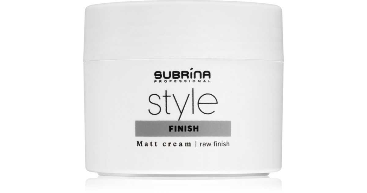 Subrina Professional Style Finish Cr Me Matifiante Pour Une Fixation Naturelle Notino Be