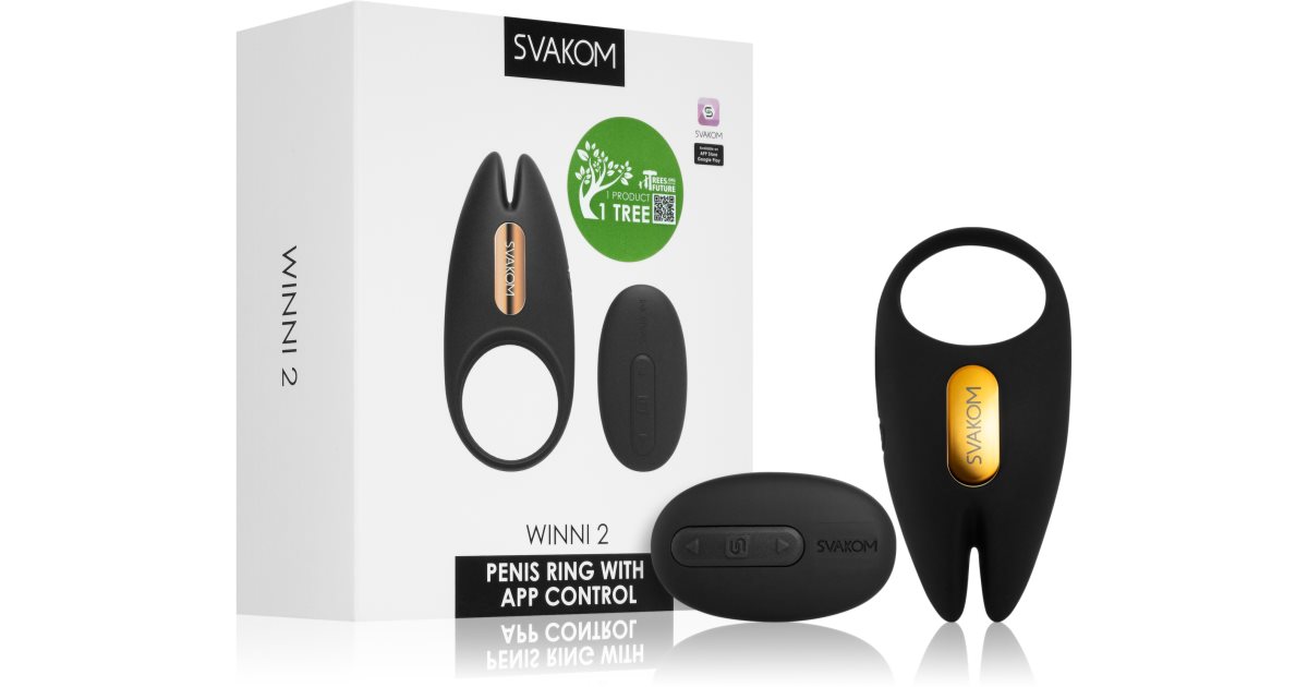 Svakom Winni 2 App & Remote Controlled Vibrating Male Cock Ring main image 0