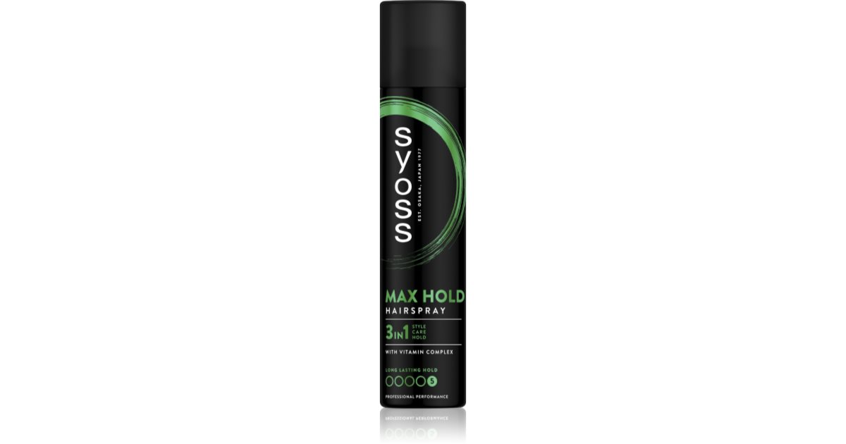 Syoss Max Hold hairspray with extra strong hold | notino.co.uk