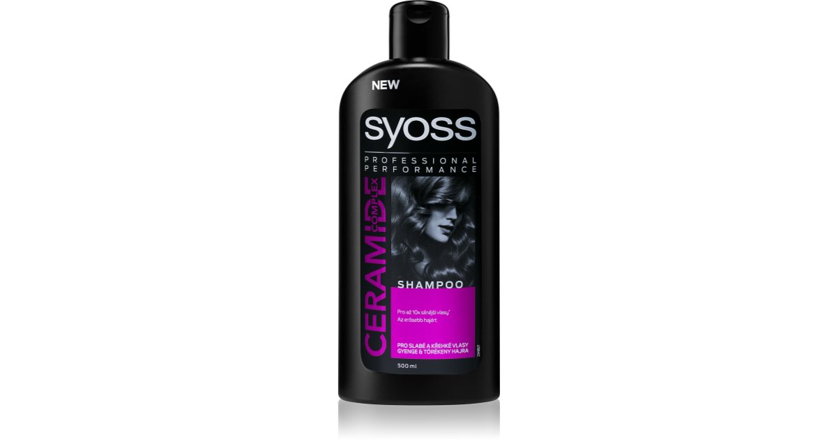 Syoss Ceramide Complex Anti-Breakage Shampoo – 500 Ml, Gegen Haarbruch, Mit Ceramiden