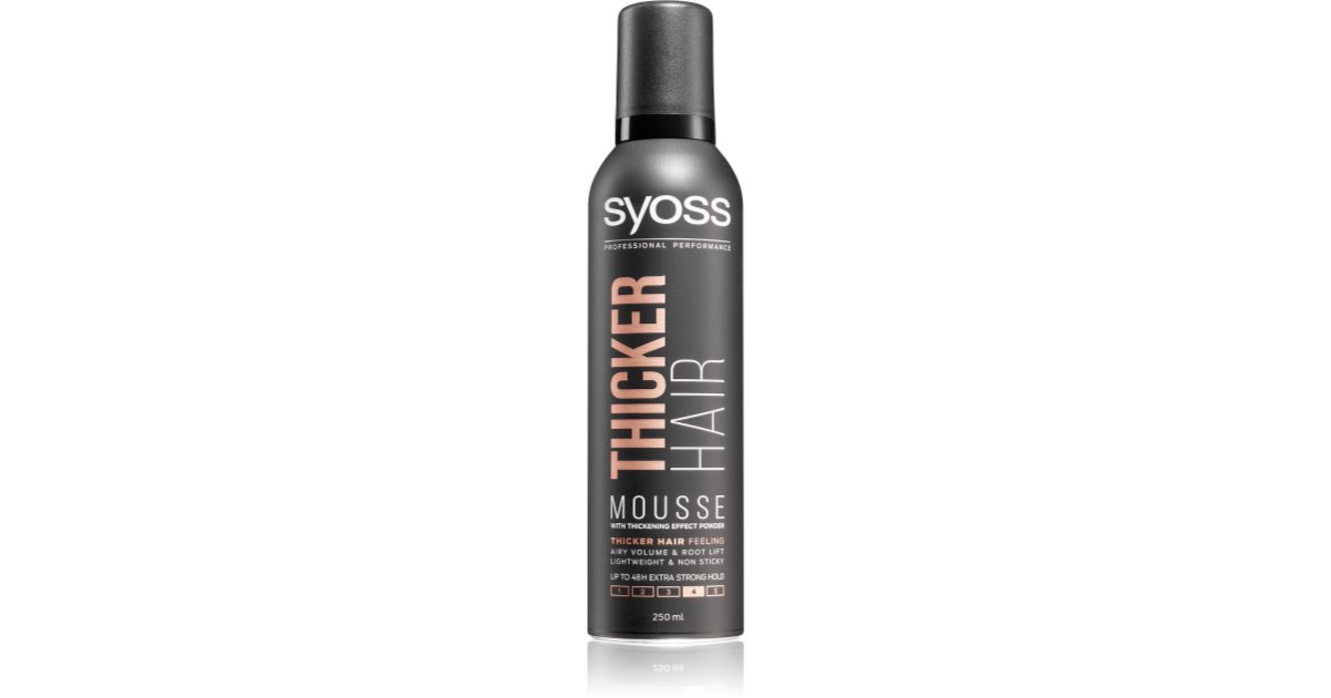 Syoss Thicker Hair Mousse Fixante Notino Be