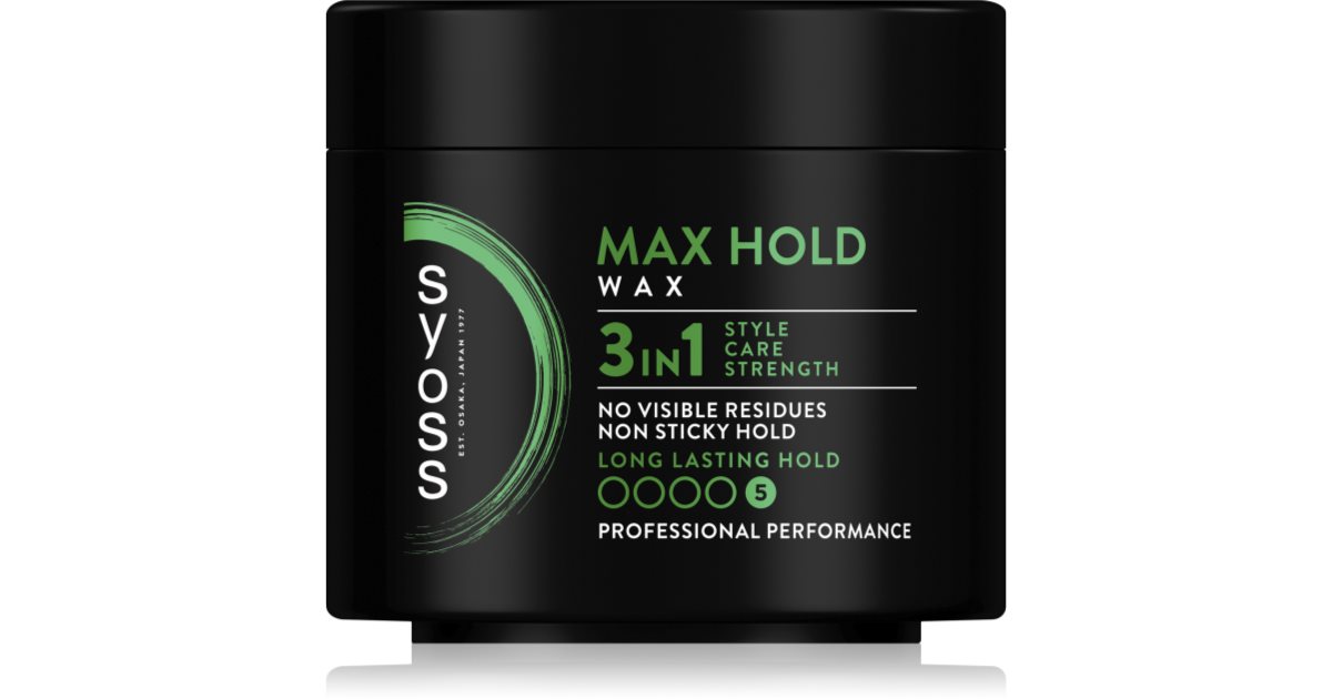 Syoss Max Hold стилизиращ восък с екстра силна фиксация | notino.bg