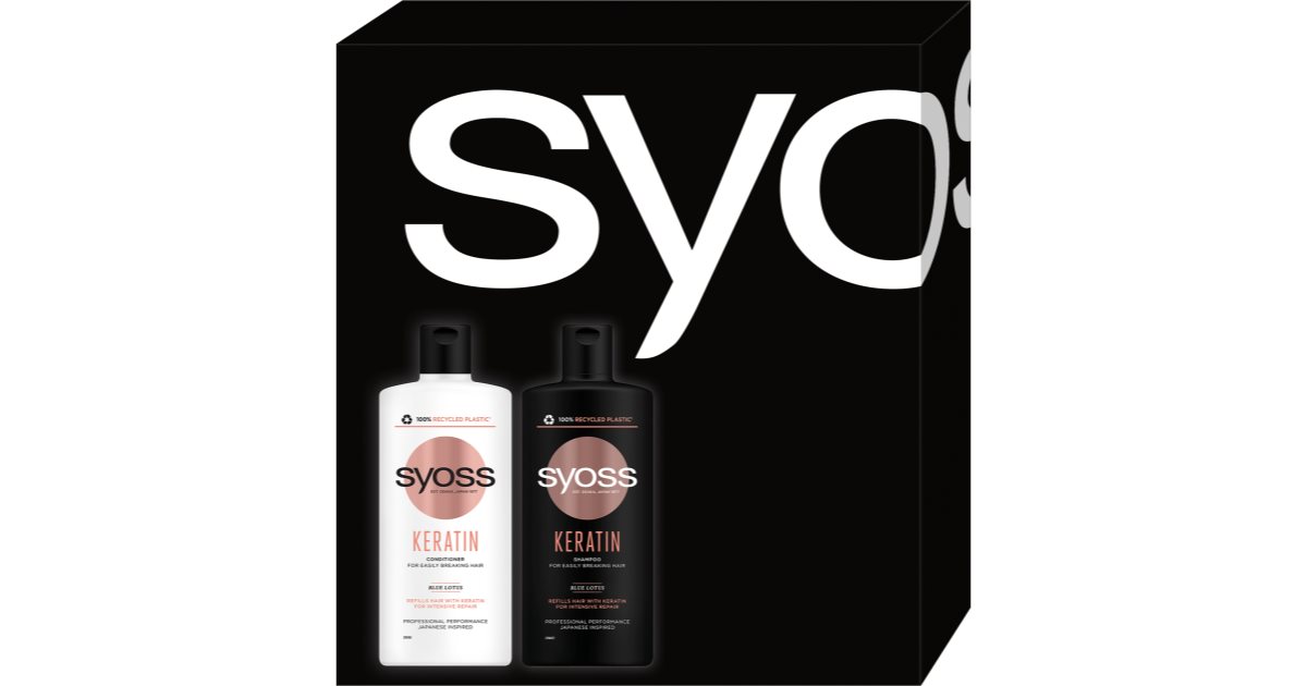 Syoss Keratin gift set (to treat hair brittleness) notino.co.uk