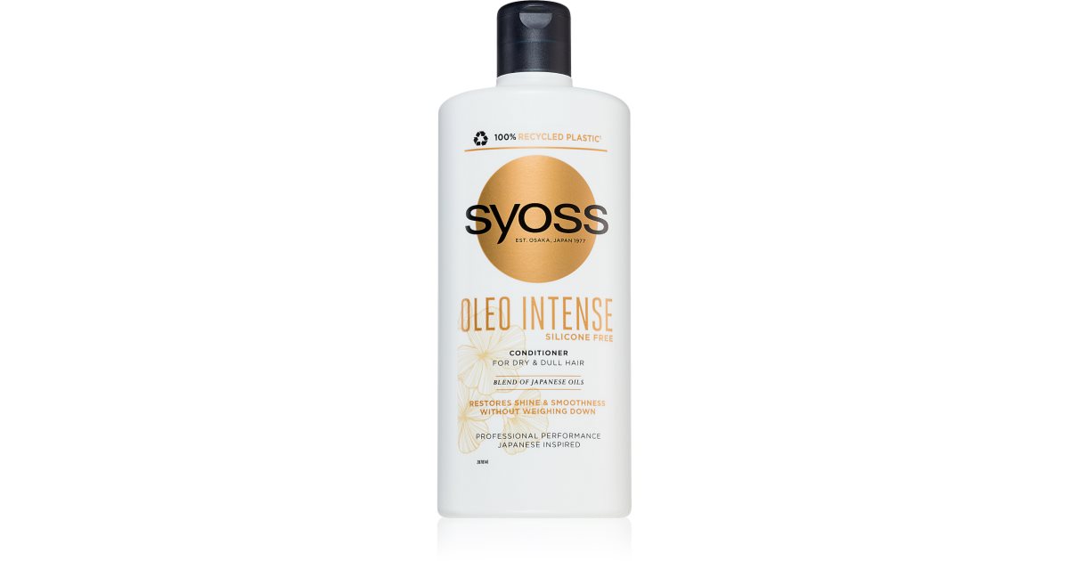 Syoss Oleo Intense Haarspülung 440 Ml – Mit Japanischen Ölen Für Glanz Und Weichheit