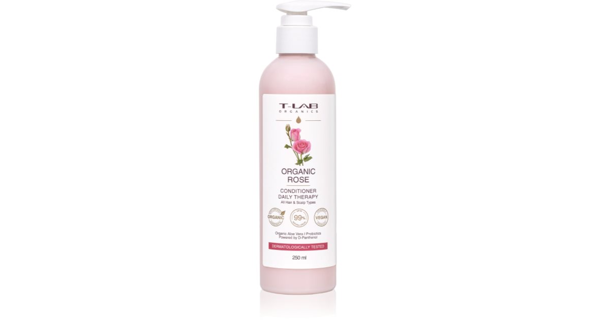 Rose Daily T-LAB Organics Organic Rose Daily Therapy Conditioner après-shampoing ...