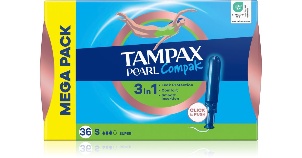 Tampax Pearl Compak Super tamponi con applicatore | notino.it