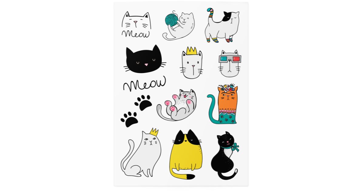 TATTonMe Temporary Tattoos Cats tattoo for children notino.co.uk
