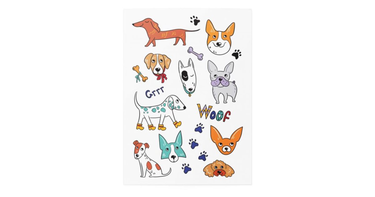 TATTonMe Temporary Tattoos Dogs tatuaggio per bambini