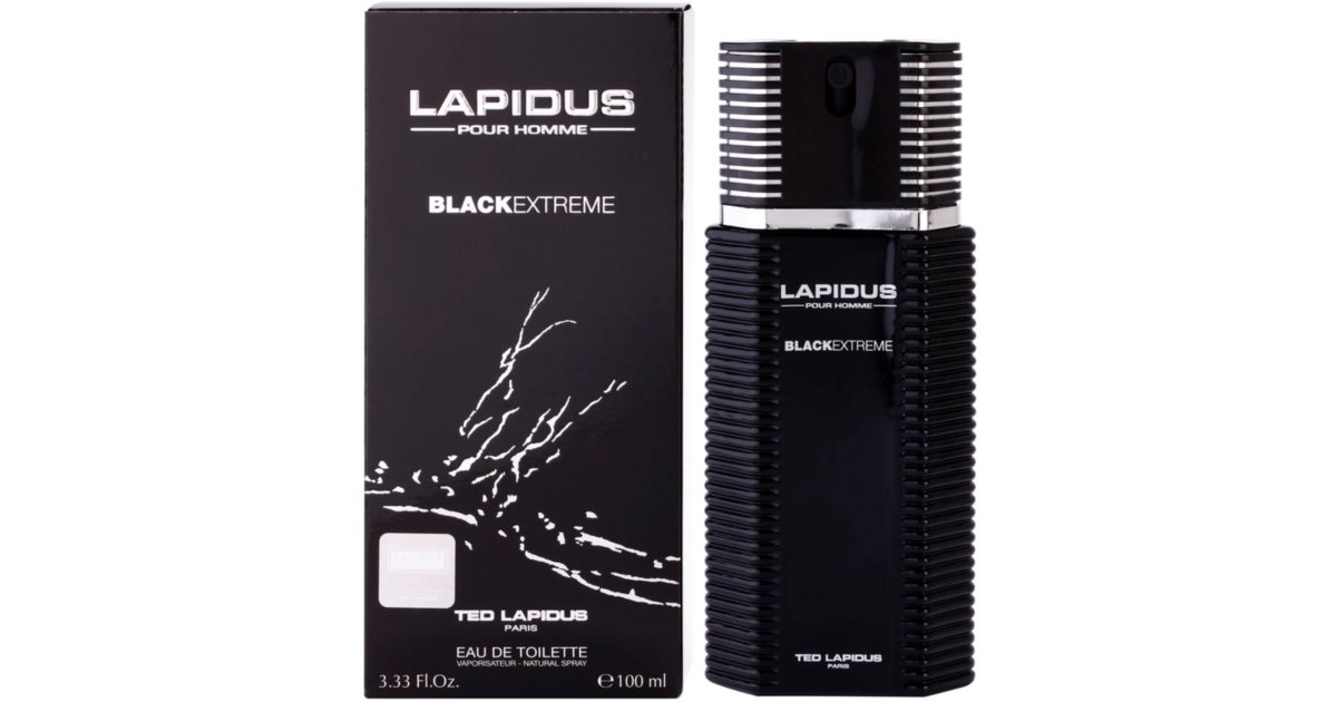 Black Extreme 100ML EDT Hombre Ted Lapidus - Productos de Lujo