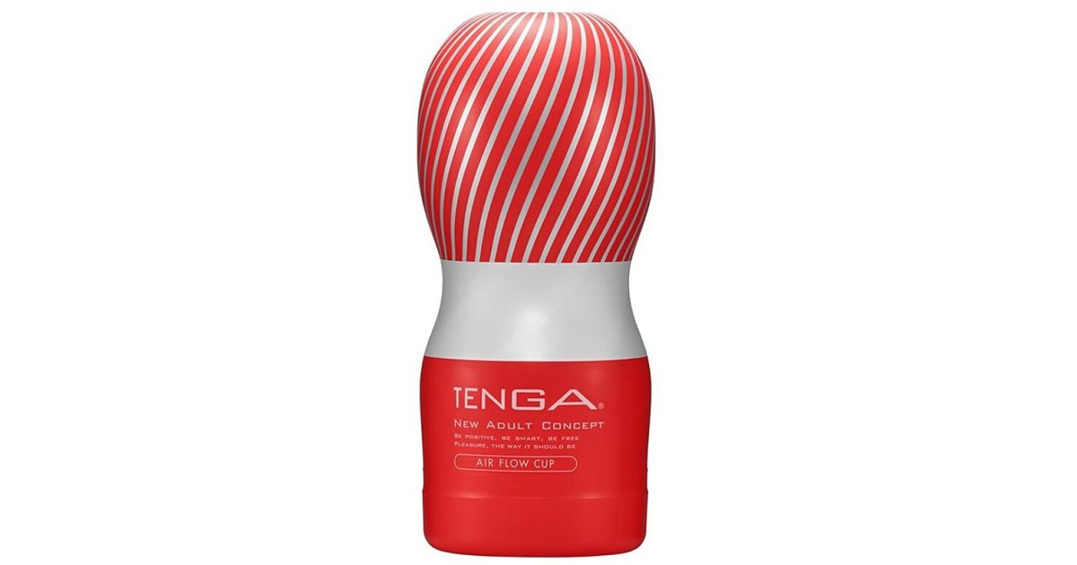 Masturbateur Homme TENGA Air Flow Cup - Sextoy Neuf, Technologie Air Flow, Unisexe