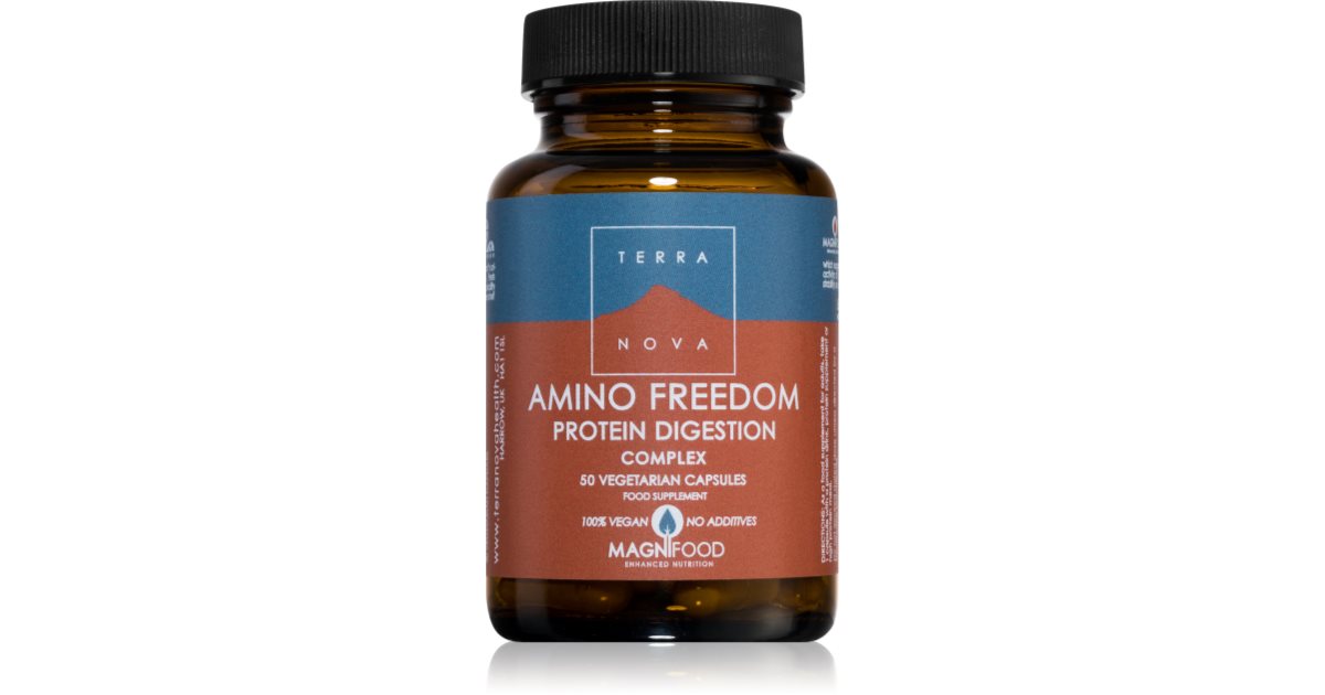 Terranova Health Digestive enzyme Amino freedom capsules pour favoriser