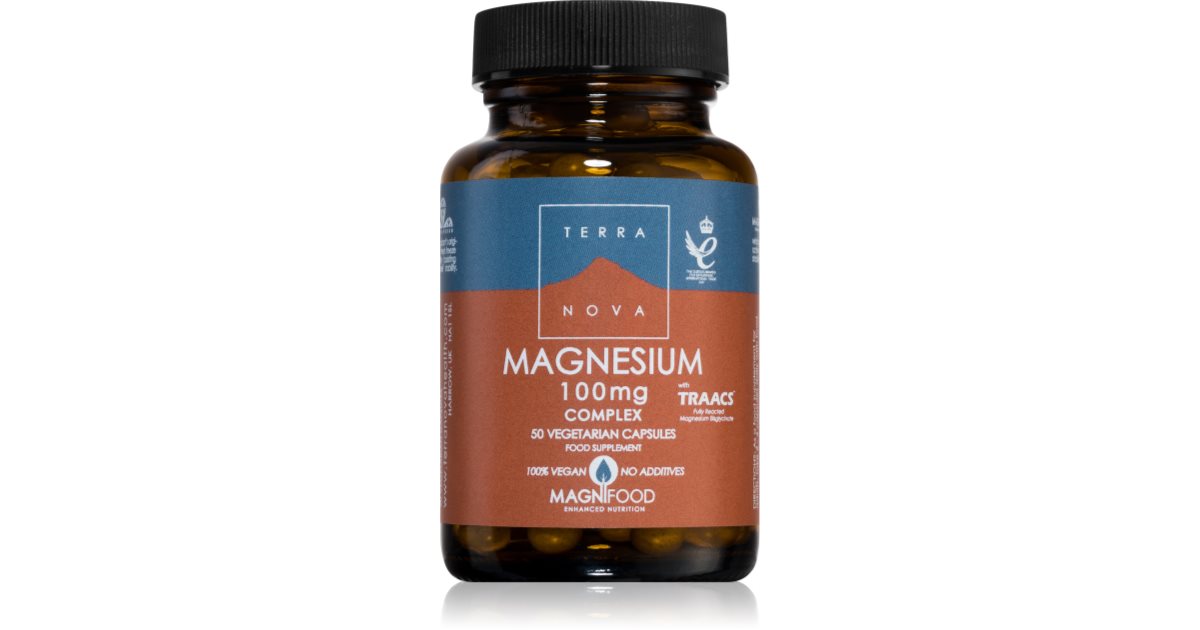 Terranova Health Magnesium (bisglycinate) complex 100mg kapsuly pre
