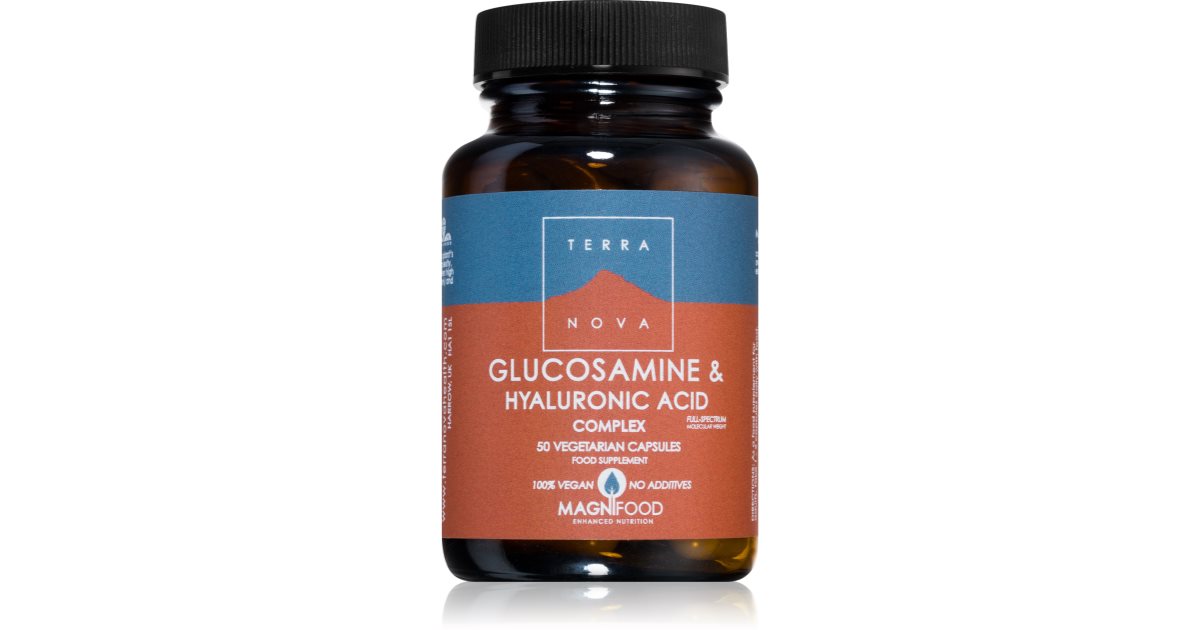 Terranova Health Glucosamine & Hyaluronic Acid complex capsules to