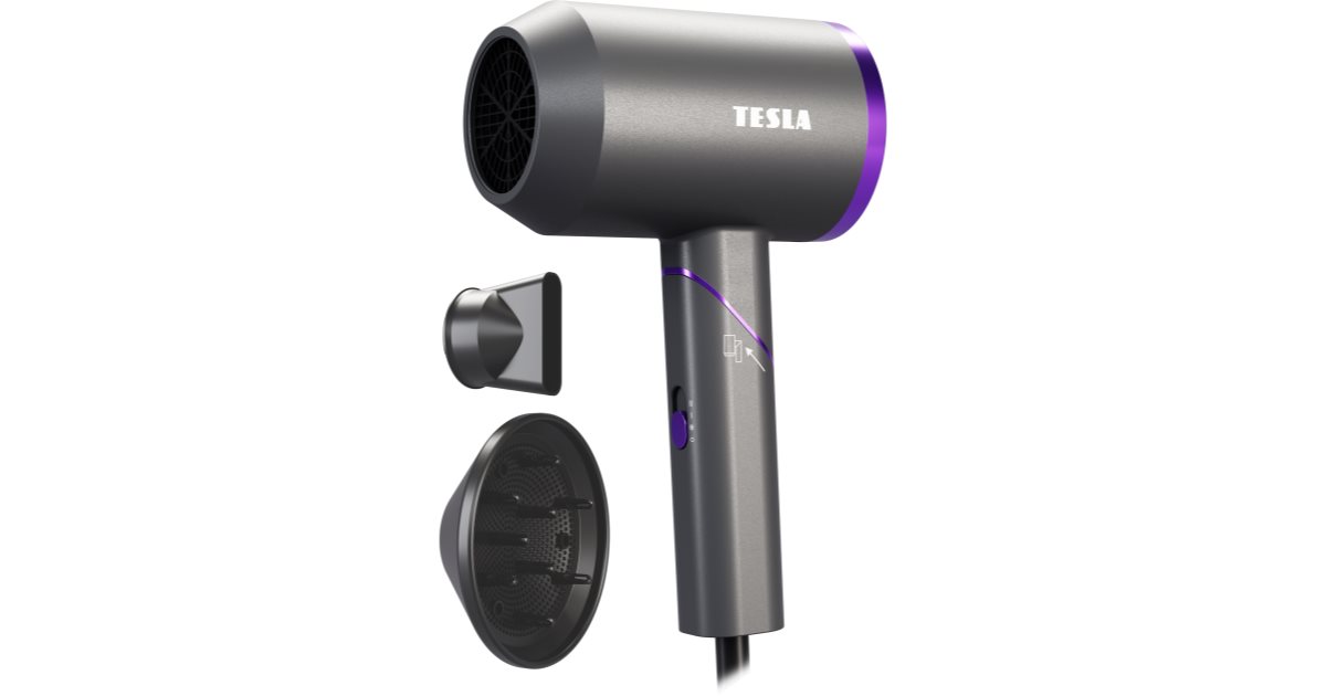 Tesla Razor Hair Tesla Foldable Ionic Hair Dryer secador de pelo | notino.es