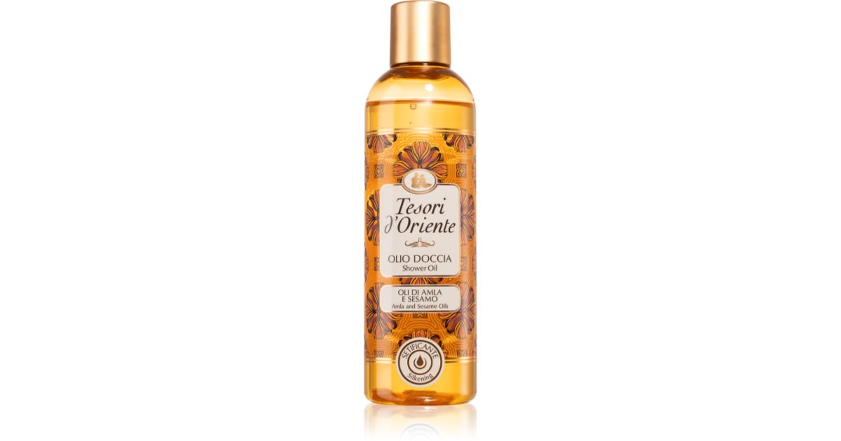 Tesori D'Oriente Duschöl Mit Amla & Sesamöl – 250 Ml, Verwöhnender Schaum Für Seidige Haut