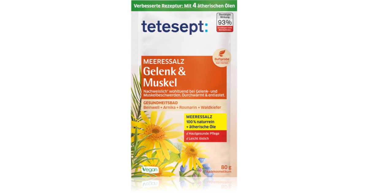 Tetesept Sea Bath Salt Muscles And Joints soothing bath salt notino.co.uk