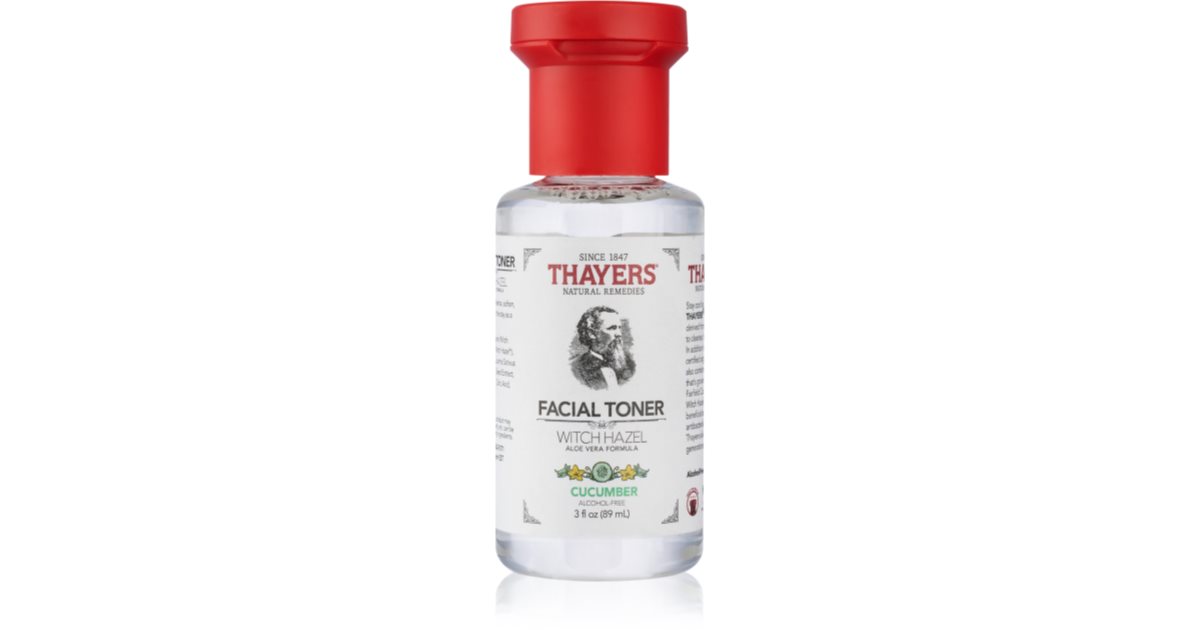 Thayers Mini Cucumber Facial Toner Lozione Tonica Lenitiva Viso Senza