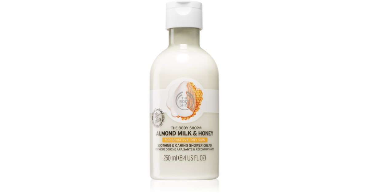 The Body Shop Milk&Honey Shower Cream with milk and honey notino.ie