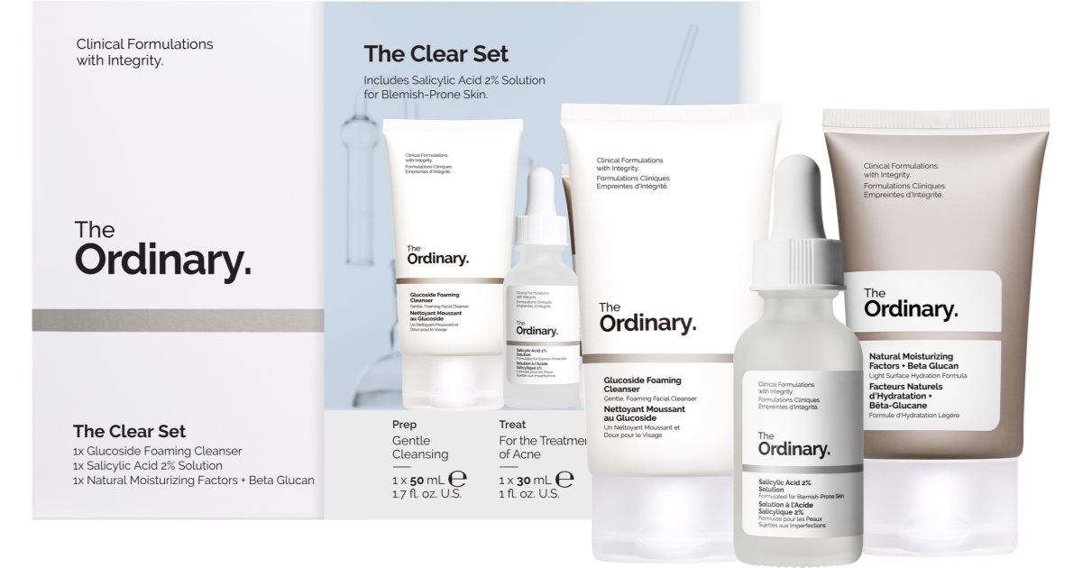 The Ordinary The Clear Set coffret